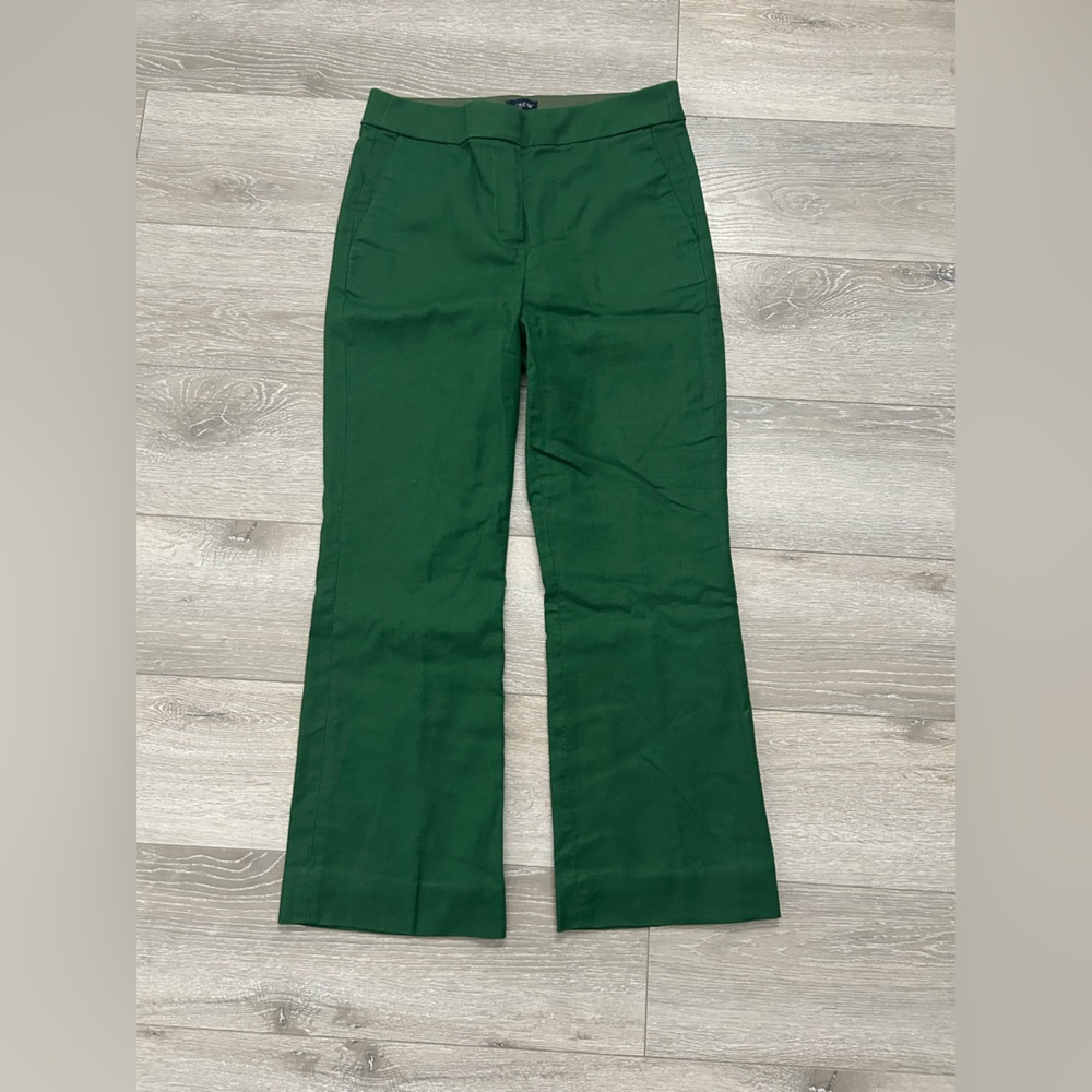 NWOT J. Crew Olive Kelsey Pants Size 2